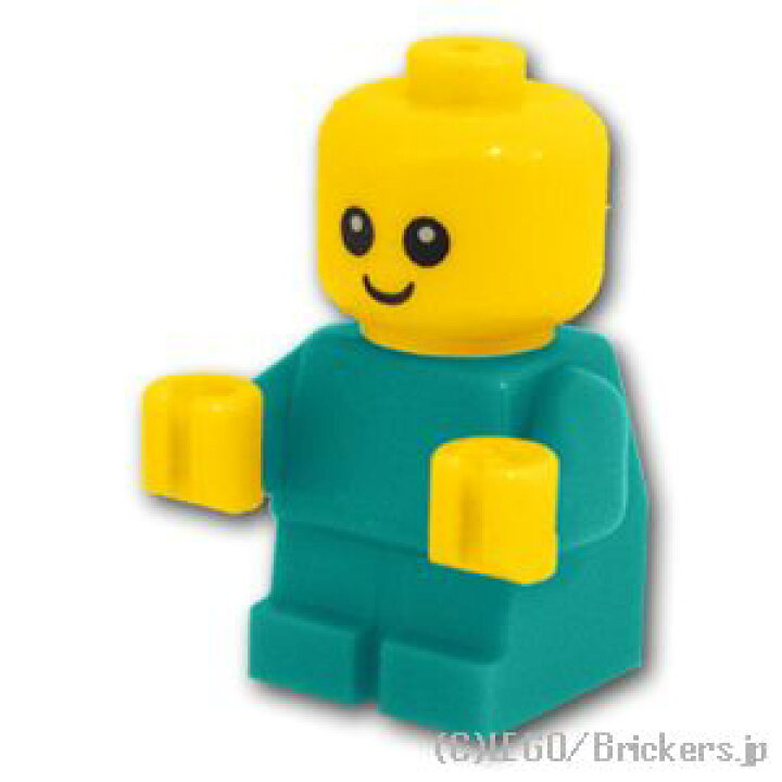 楽天市場】レゴ ミニフィグ 赤ちゃん - ダークターコイズボディ | LEGO 