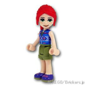 レゴ フレンズ ミニフィグ ミア - ジッパー付きノースリーブジャケット | LEGO純正品の フィギュア 人形 ミニフィギュア