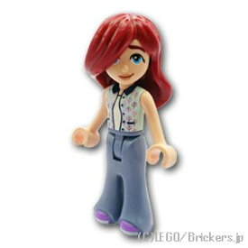 レゴ フレンズ ミニフィグ フレンズ ペイズリー - ベルボトムパンツ| LEGO純正品の フィギュア 人形 ミニフィギュア