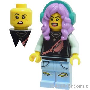 レゴ ヒドゥンサイド ミニフィグ パーカー・L・ジャクソン口を開けた笑顔/うんざり顔（70428） | LEGO純正品の フィギュア 人形  ミニフィギュア | ブリッカーズ楽天市場店