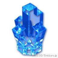 レゴ パーツ クリスタル / ロック - 1 x 1 [ Tr,Blue / トランスブルー ] | LEGO純正品の バラ 売り
