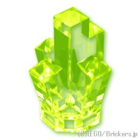 レゴ パーツ クリスタル [ Tr,Neon Green / トランスネオングリーン(蛍光) ] | LEGO純正品の バラ 売り