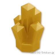 レゴ パーツ クリスタル / ロック - 1 x 1 [ Pearl Gold / パールゴールド ] | LEGO純正品の バラ 売り