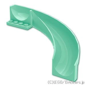 S p[c Vя ׂ 6 x 12 x 8 180°J[u [ Light Aqua / CgANA ] | LEGOi o y}֌z