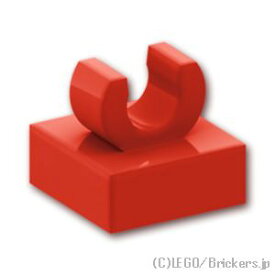 レゴ パーツ タイル 1 x 1 - クリップ ラウンドエッジ [ Red / レッド ] | LEGO純正品の バラ 売り