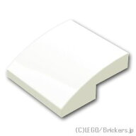 レゴ パーツ スロープ カーブ 2 x 2 x 2/3 [ White / ホワイト ] | LEGO純正品の バラ 売り