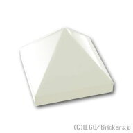 レゴ パーツ スロープ ピラミッド 45° 1 x 1 x 2/3 [ White / ホワイト ] | LEGO純正品の バラ 売り