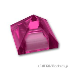 レゴ パーツ スロープ 45°ピラミッド - 1 x 1 x 2/3 [ Tr,Dark Pink / トランスダークピンク ] | LEGO純正品の バラ 売り