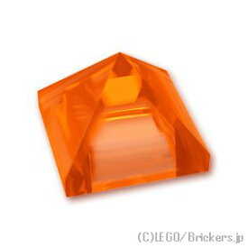 レゴ パーツ スロープ 45°ピラミッド - 1 x 1 x 2/3 [ Tr,Orange / トランスオレンジ ] | LEGO純正品の バラ 売り