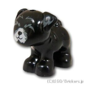 レゴ パーツ 犬 パグ (ダッシュ) - フレンズ [ Black / ブラック ] | LEGO純正品の バラ 売り