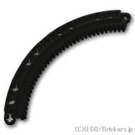 レゴ パーツ テクニック ギアラック 11 x 11 - カーブ [ Black / ブラック ] | LEGO純正品の バラ 売り