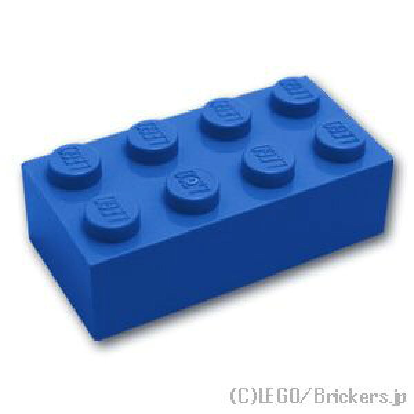 レゴ パーツ ブロック 2 x 4 [ Blue / ブルー ]  | LEGO純正品の バラ 売り