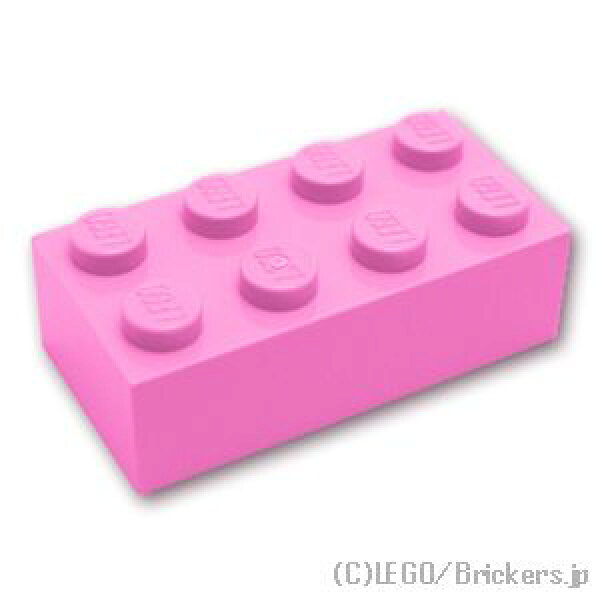 レゴ パーツ ブロック 2 x 4 [ Bright Pink / ブライトピンク ]  | LEGO純正品の バラ 売り