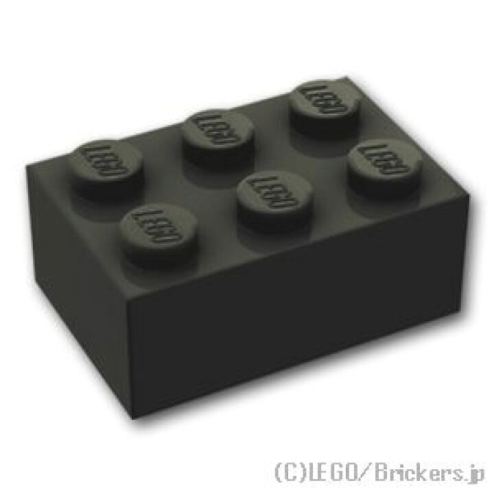 楽天市場】レゴ パーツ ブロック 2 x 3 [ Black / ブラック ] | LEGO 