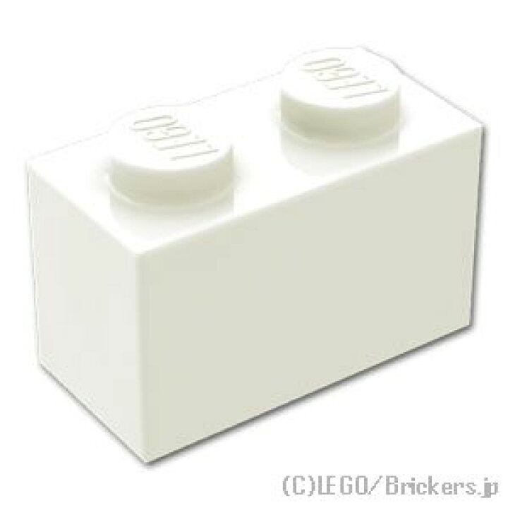 楽天市場】レゴ パーツ ブロック 1 x 2 [ White / ホワイト ] | LEGO 