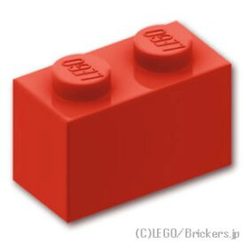 レゴ パーツ ブロック 1 x 2 [ Red / レッド ] | LEGO純正品の バラ 売り