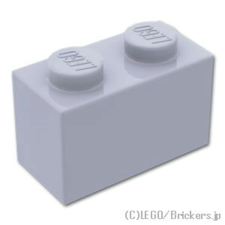 楽天市場】レゴ パーツ ブロック 1 x 2 [ Light Bluish Gray / グレー 