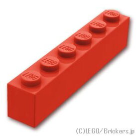 レゴ パーツ ブロック 1 x 6 [ Red / レッド ] | LEGO純正品の バラ 売り