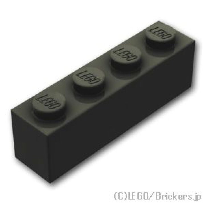 楽天市場】レゴ パーツ ブロック 1 x 4 [ Black / ブラック ] | LEGO 