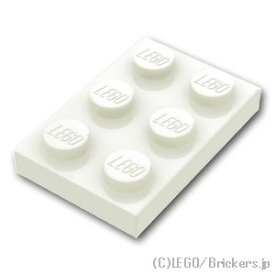 レゴ パーツ プレート 2 x 3 [ White / ホワイト ] | LEGO純正品の バラ 売り