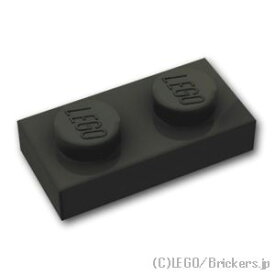 レゴ パーツ プレート 1 x 2 [ Black / ブラック ] | LEGO純正品の バラ 売り