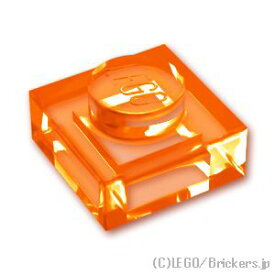 レゴ パーツ プレート 1 x 1 [ Tr,Orange / トランスオレンジ ] | LEGO純正品の バラ 売り