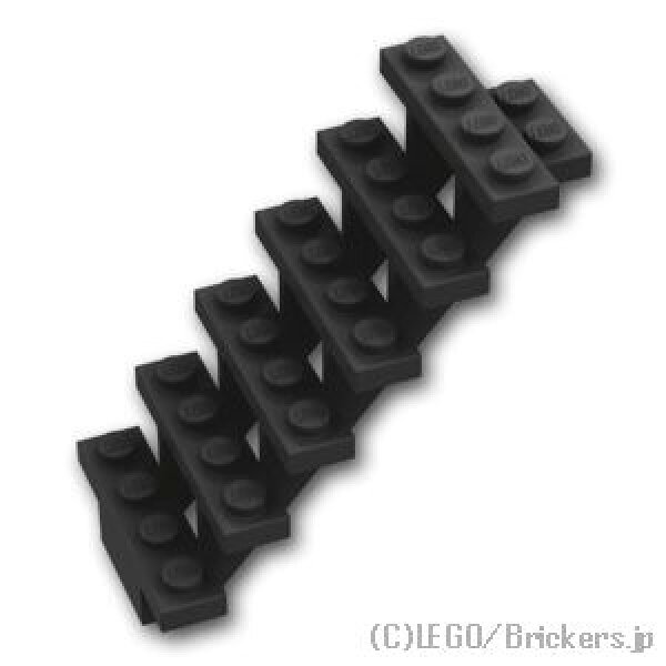 レゴ パーツ 階段 7 x 4 x 6 [ Black / ブラック ]  | LEGO純正品の バラ 売り