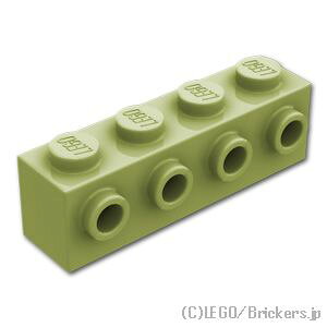 ���S �p�[�c �u���b�N 1 x 4 - 1�ʃX�^�b�h [ Olive Green / �I���[�u�O���[�� ] | LEGO�����i�� �o�� ����