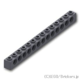 レゴ パーツ テクニック ブロック 1 x 14 - 13ホール [ Dark Bluish Gray / ダークグレー ] | LEGO純正品の バラ 売り