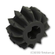 レゴ パーツ テクニック ギア - 12歯 ダブル べベルギア [ Black / ブラック ] | LEGO純正品の バラ 売り