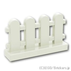 レゴ パーツ フェンス 1 x 4 x 2 - 柵 [ White / ホワイト ] | LEGO純正品の バラ 売り