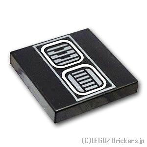 ���S �p�[�c �^�C�� 2 x 2 - �X�^�[�E�E�H�[�Y R2 - D2�̃_�N�g [ Black / �u���b�N ] | LEGO�����i�� �o�� ����