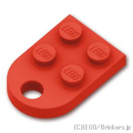 レゴ パーツ プレート 3 x 2 - 穴付き [ Red / レッド ] | LEGO純正品の バラ 売り