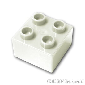 レゴ パーツ デュプロ ブロック 2 x 2 [ White / ホワイト ] | LEGO純正品の バラ 売り