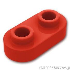 レゴ パーツ プレート 1 x 2 - ラウンド オープンスタッド [ Red / レッド ] | LEGO純正品の バラ 売り