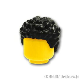 レゴ パーツ ミニフィグ ヘア - パンチパーマ [ Black / ブラック ] | LEGO純正品の バラ 売り
