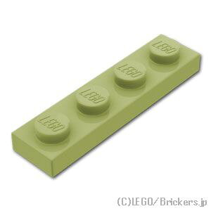 ���S �p�[�c �v���[�g 1 x 4 [ Olive Green / �I���[�u�O���[�� ] | LEGO�����i�� �o�� ����