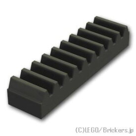 レゴ パーツ テクニック ギア ラック 1 x 4 [ Black / ブラック ] | LEGO純正品の バラ 売り