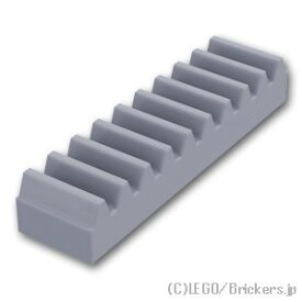 レゴ テクニック パーツ ギア ラック 1 x 4 [Light Bluish Gray/グレー] | LEGO純正品の バラ 売り 歯車 ギアパーツ