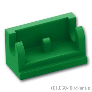 レゴ パーツ ヒンジ 1 x 2 ベース [Green/グリーン] | LEGO純正品の バラ 売り | ブリッカーズ楽天市場店