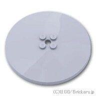 レゴ パーツ ディッシュ 8 x 8 - 64mm [ Light Bluish Gray / グレー ] | LEGO純正品の バラ 売り