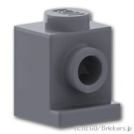 レゴ パーツ ブロック 1 x 1 - ヘッドライト [ Dark Bluish Gray / ダークグレー ] | LEGO純正品の バラ …