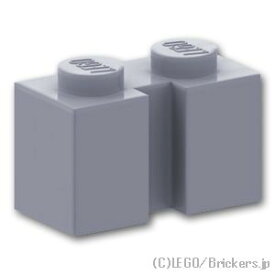 レゴ パーツ ブロック 1 x 2 - 溝つき [ Light Bluish Gray / グレー ] | LEGO純正品の バラ 売り