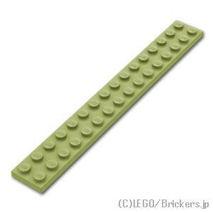 ���S �p�[�c �v���[�g 2 x 16 [ Olive Green / �I���[�u�O���[�� ] | LEGO�����i�� �o�� ����