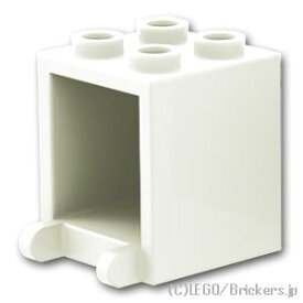 レゴ パーツ コンテナ ボックス 2 x 2 x 2 [White/ホワイト] | LEGO純正品の バラ 売り