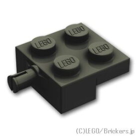 レゴ パーツ プレート 2 x 2 - 小径軸 [ Black / ブラック ] | LEGO純正品の バラ 売り