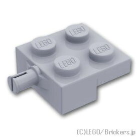 レゴ パーツ プレート 2 x 2 - 小径軸 [ Light Bluish Gray / グレー ] | LEGO純正品の バラ 売り