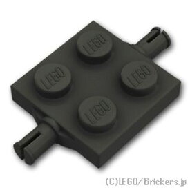レゴ 車 パーツ ホイール ホルダー - プレート 2 x 2 [ Black / ブラック ] | 車軸 lego