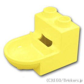 レゴ パーツ デュプロ 家庭用トイレ [ Bt,Lt Yellow / ブライトライトイエロー ] | LEGO純正品の バラ 売り