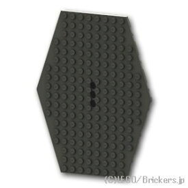 レゴ パーツ プレート 14 x 18 x 1 - 六角形 [ Black / ブラック ] | LEGO純正品の バラ 売り